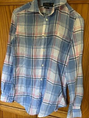 Polo by Ralph Lauren Blue Plaid Button-Down Shirt